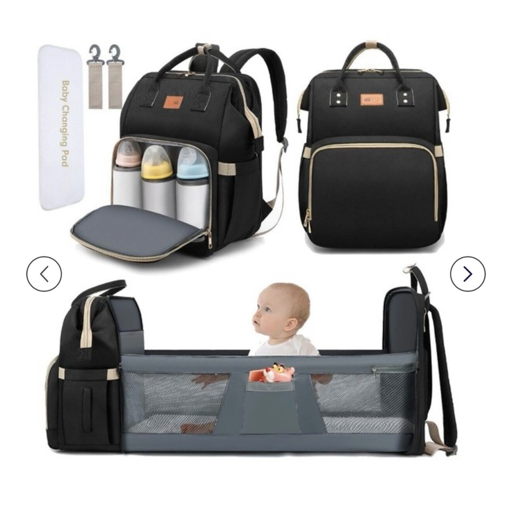 Diaper Bag Backpack Changing Station